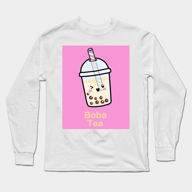 Boba Tea Long Sleeve T-Shirt by SirBobalot